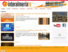 Tablet Screenshot of interalmeria.tv